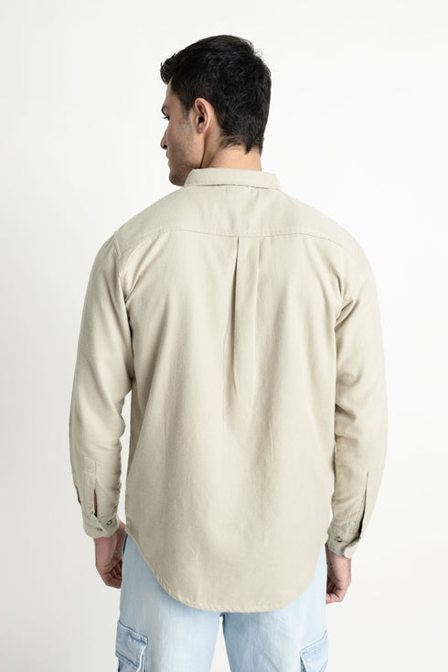 The Beige Regular Fit Shirt